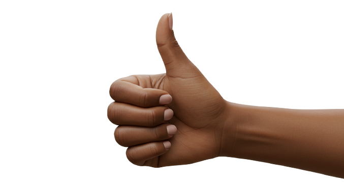 Pouce en l'air - Succès et Satisfaction